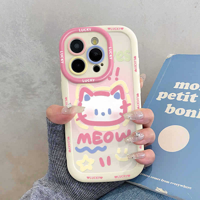 Pink Cat  Mobile Phone Case