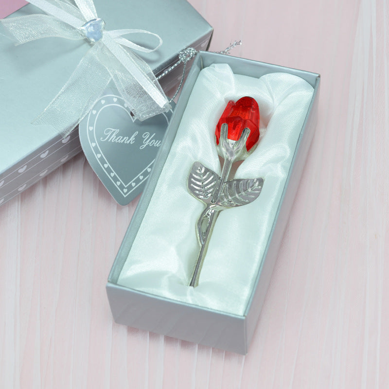 Crystal Rose Ornament