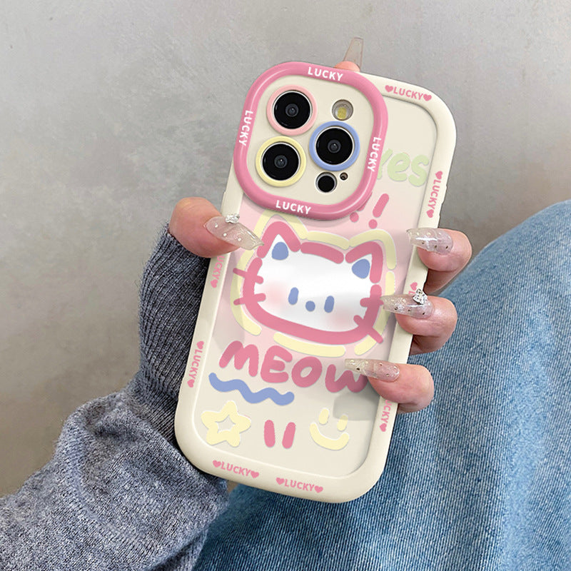 Pink Cat  Mobile Phone Case